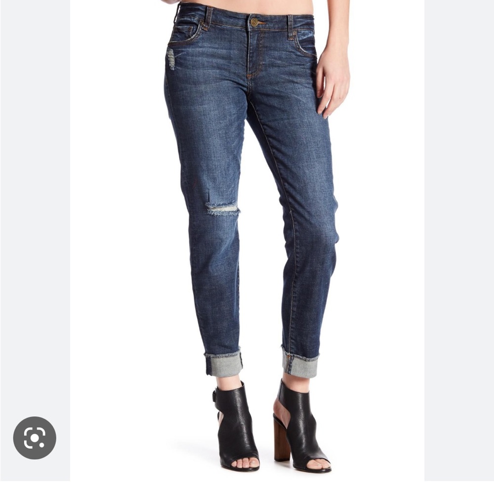 Kut from the Kloth Asher Ankle Straight Leg Jean size 4